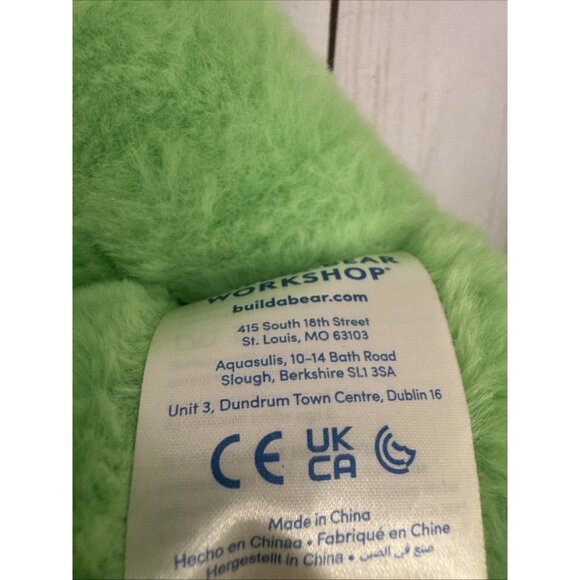 2023 Build-A-Bear Workshop Green Frog 16" Plush EUC - Picture 5 of 6